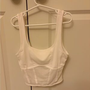 Garage White Tank Top